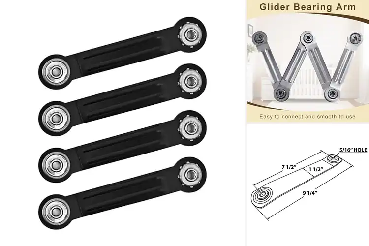 Detailed view of Best 4 Pack Glider Arms: Upgrade Furniture Comfort Easily