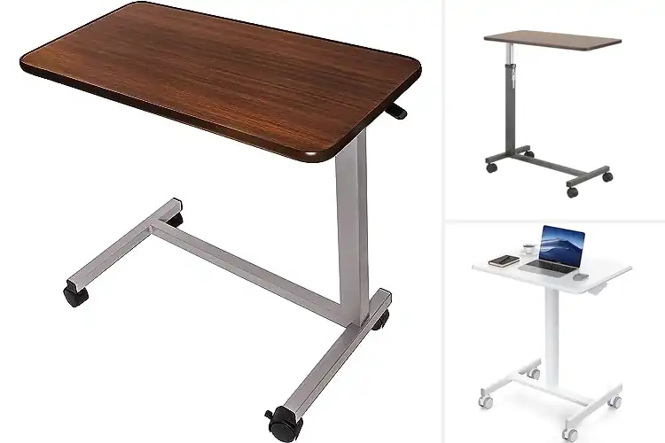 Detailed view of Best Adjustable Height Table On Wheels