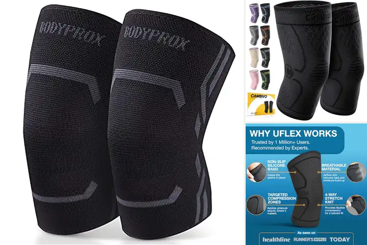 Detailed view of Best Anti-Slip Knee Sleeves For Workouts