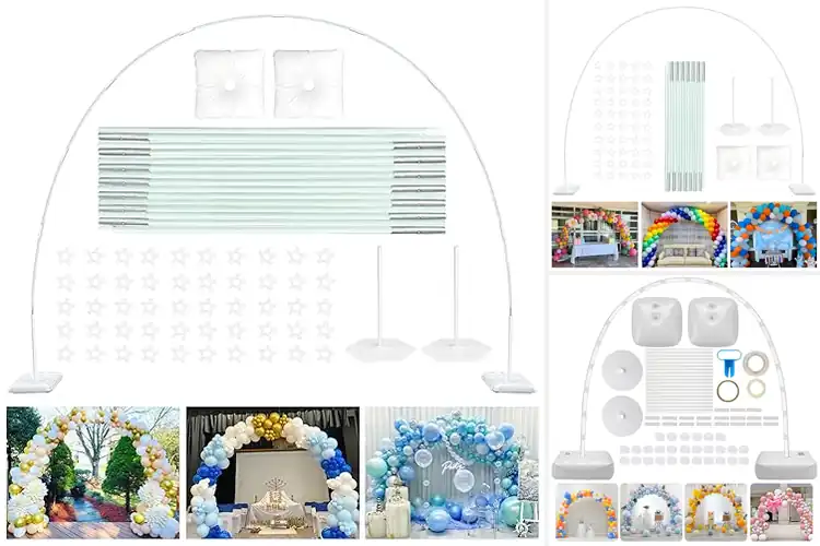 Detailed view of Best Balloons Arch Stand Combo