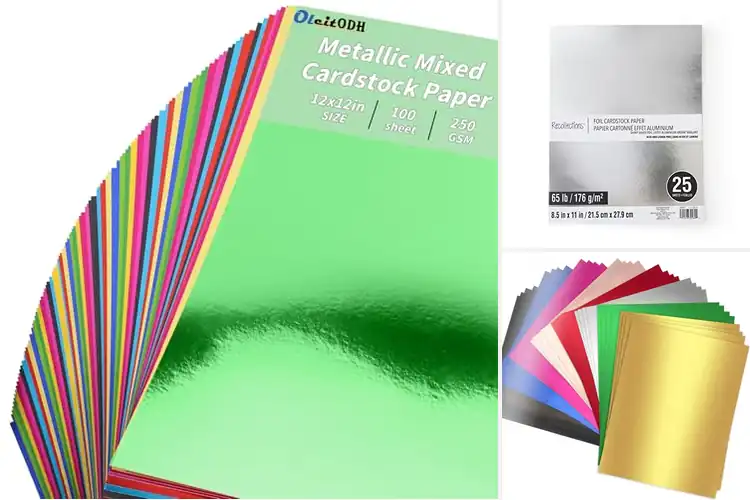 Detailed view of Best Cardstock Foils