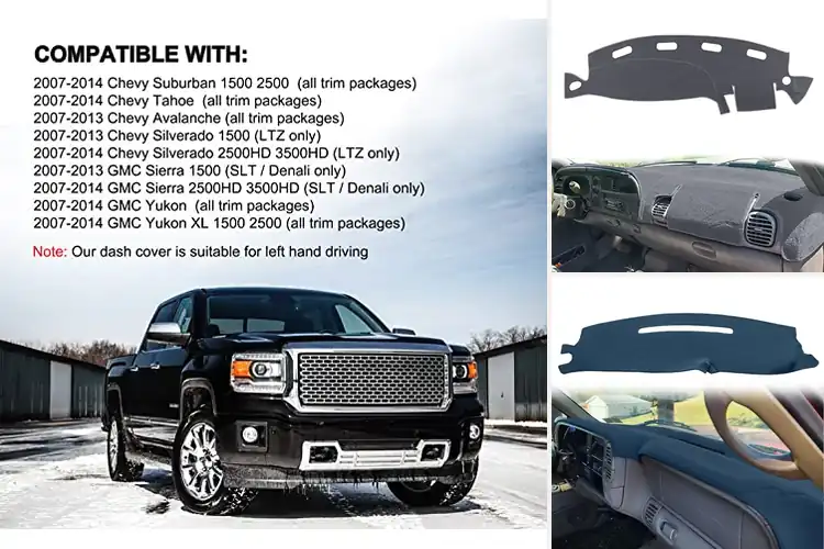 Detailed view of Best Carpet Dash Mats: UV & Glare Protection with Custom Fit