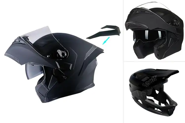 Detailed view of Best Convertible Helmet Visors