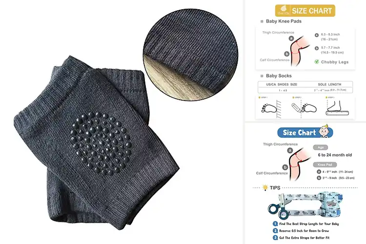 Detailed view of Best Crawling Baby Knee Pads