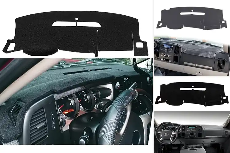 Detailed view of Best Custom Fit Dash Cover For GMC Sierra 2007 2013