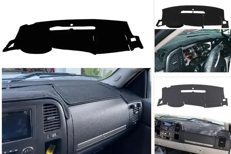 Detailed view of Best Custom Fit Dash Mat For 2007 2013 Silverado Sierra