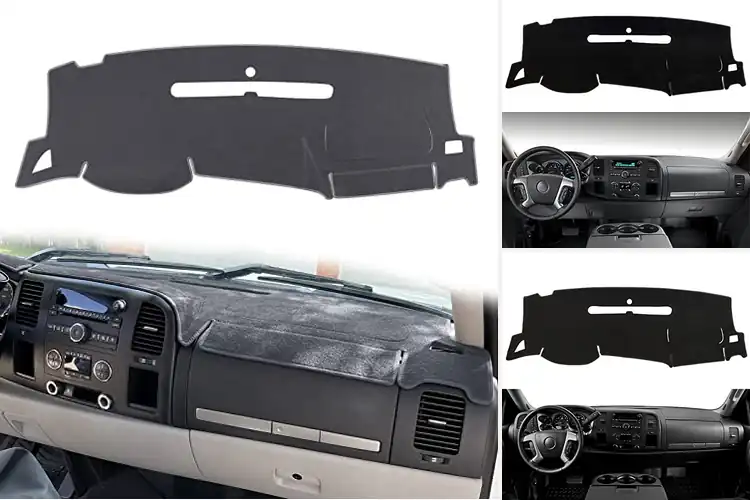 Detailed view of Best Custom Fit Dash Mat For Two Glove Boxes