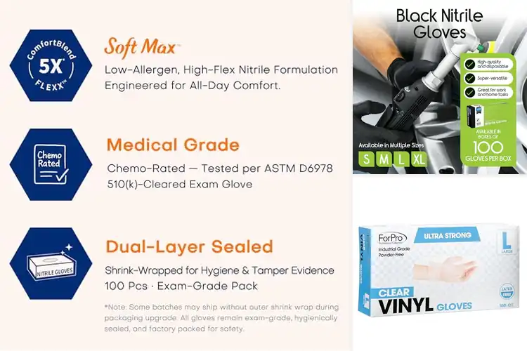 Detailed view of Best Disposable Gloves