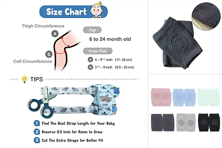 Detailed view of Best Durable Baby Knee Pads
