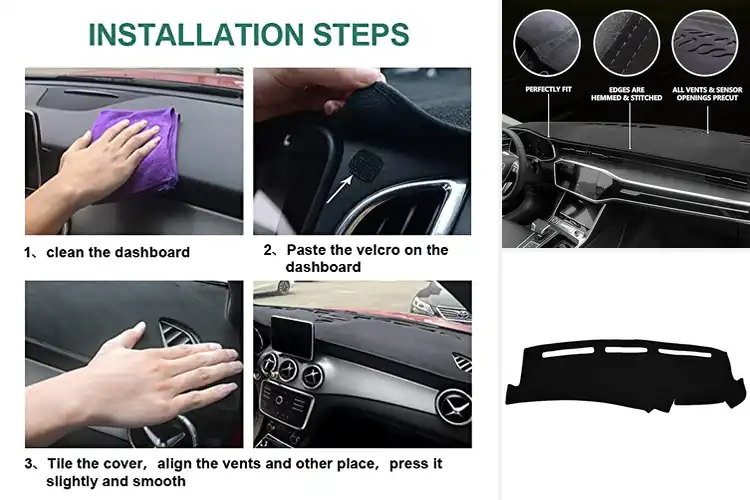 Detailed view of Best Easy Install Dash Covers