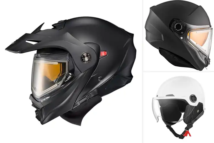 Detailed view of Best Electric Shield Motorcycle Helmets