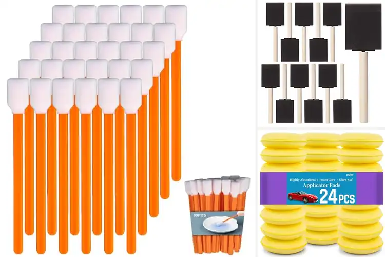 Detailed view of Best Foam Sponge Applicators