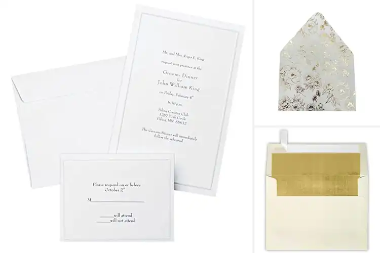 Detailed view of Best Foils For Wedding Invitations