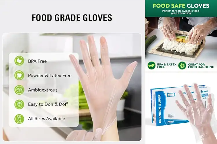Detailed view of Best Food Handling Gloves