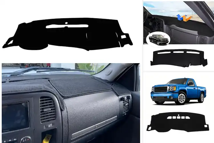 Detailed view of Best GMC Sierra Dash Mats: Protect Your Ride & Reduce Glare