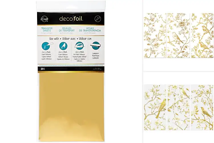 Detailed view of Best Gold Foil Transfers: Elevate Your Crafts with Elegance