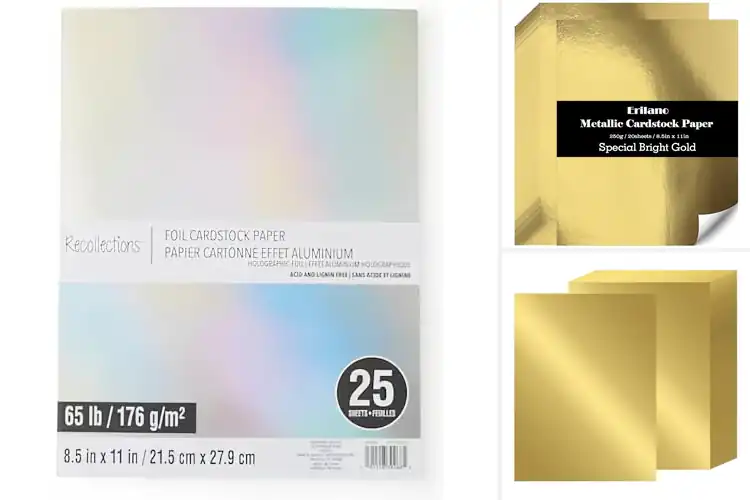 Detailed view of Best High Shine Foil Finish For Cards And Scrapbooks