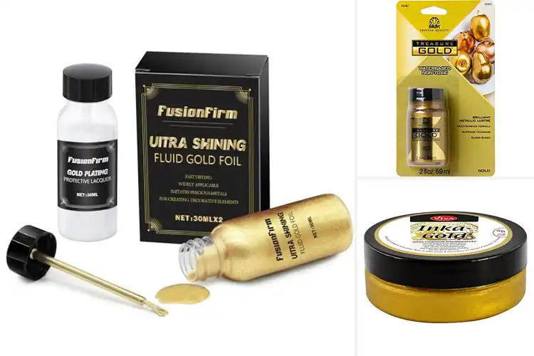 Detailed view of Best High-Shine Metallic Foil Finish
