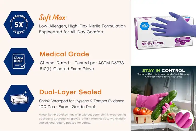Detailed view of Best Latex Free Gloves