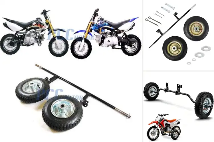 Detailed view of Best Mid Mount Training Wheels