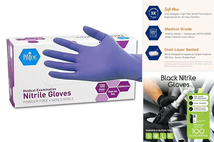 Detailed view of Best Nitrile Gloves