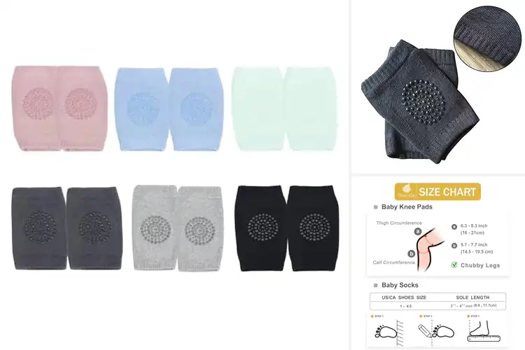 Detailed view of Best Non-Slip Baby Knee Pads for Safe Playtime Fun