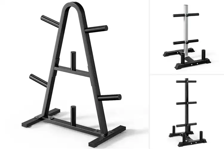 Detailed view of Best Olympic Weight Plate Racks for a Cleaner Gym Setup
