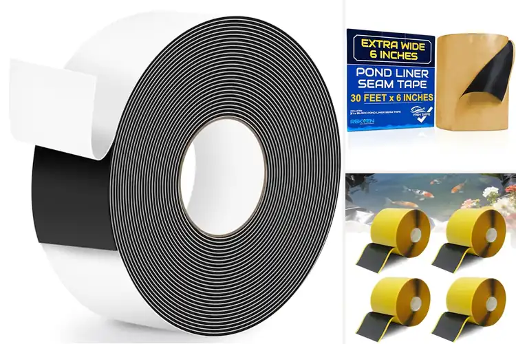 Detailed view of Best Pond Liner Seam Tapes