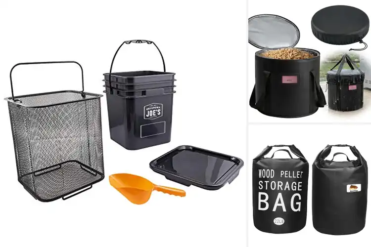 Detailed view of Best Portable Pellet Containers