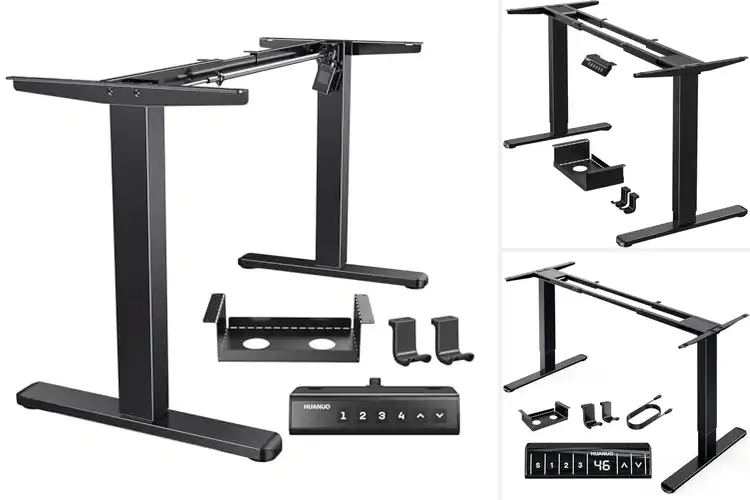 Detailed view of Best Premium Steel Standing Desk Frames