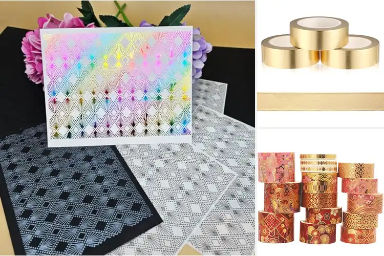 Detailed view of Best Scrapbook Layout Foils: Sparkle & Dimension Made Easy
