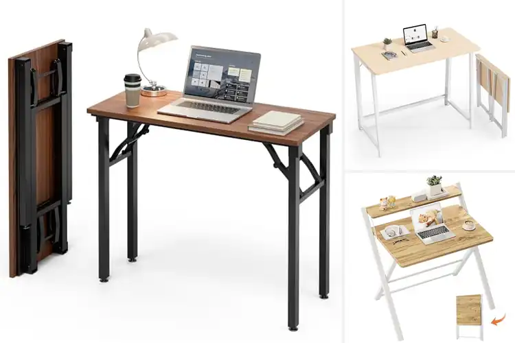 Detailed view of Best Space Saving Collapsible Desks