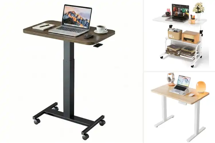 Detailed view of Best Space Saving Standing Desk On Wheels