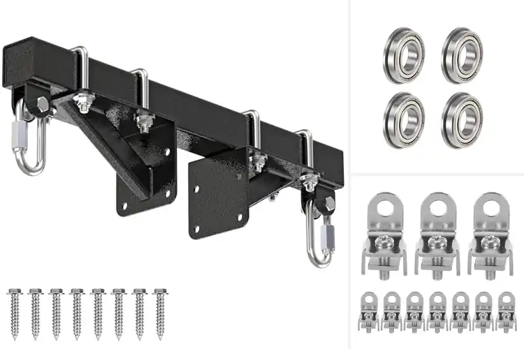 Detailed view of Best Steel Glider Components