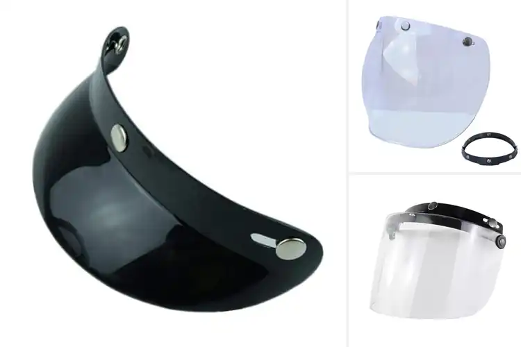 Detailed view of Best Visor Shield Helmets